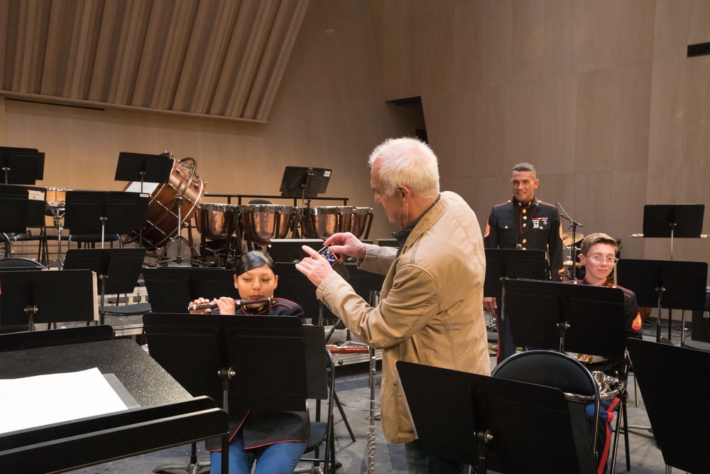 1st Marine Division Band rock the Cite de la Musique et de la Dance