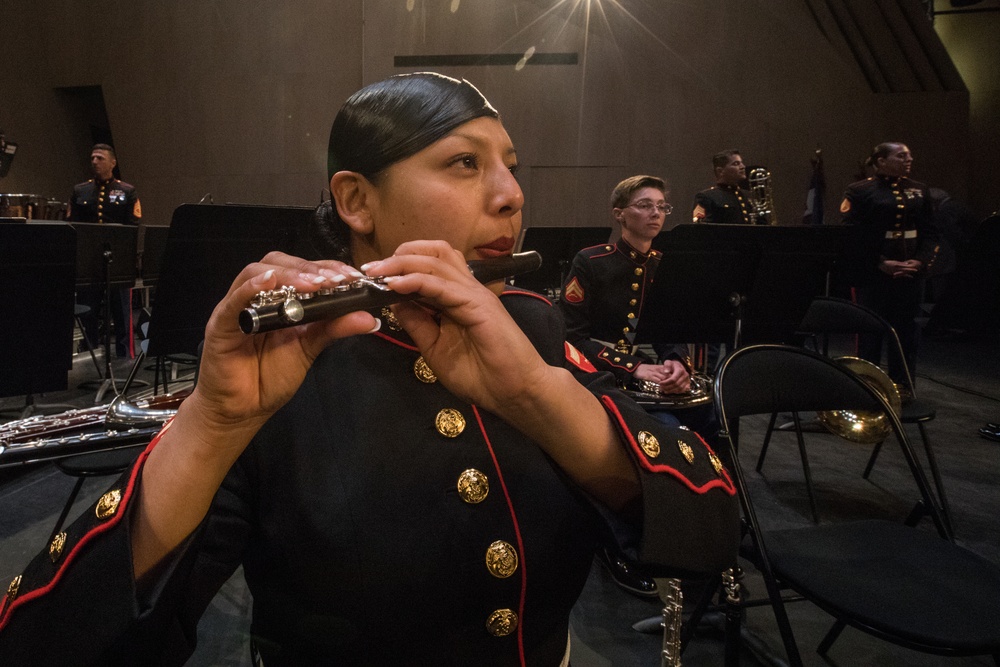 1st Marine Division Band rock the Cite de la Musique et de la Danse