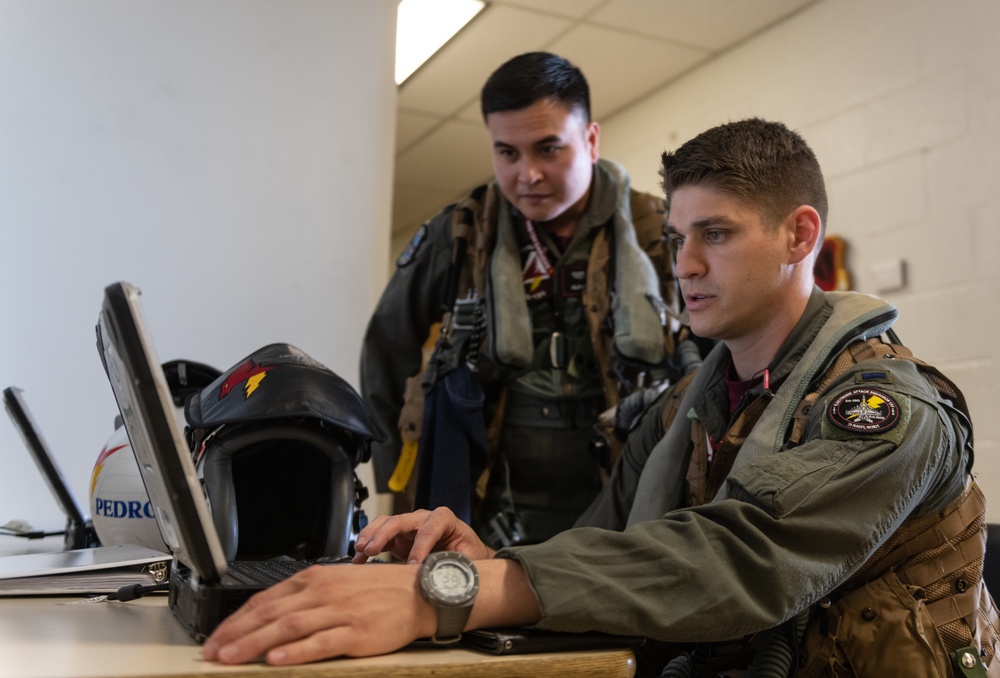 USAF pilot takes highway to the danger zone during NE19