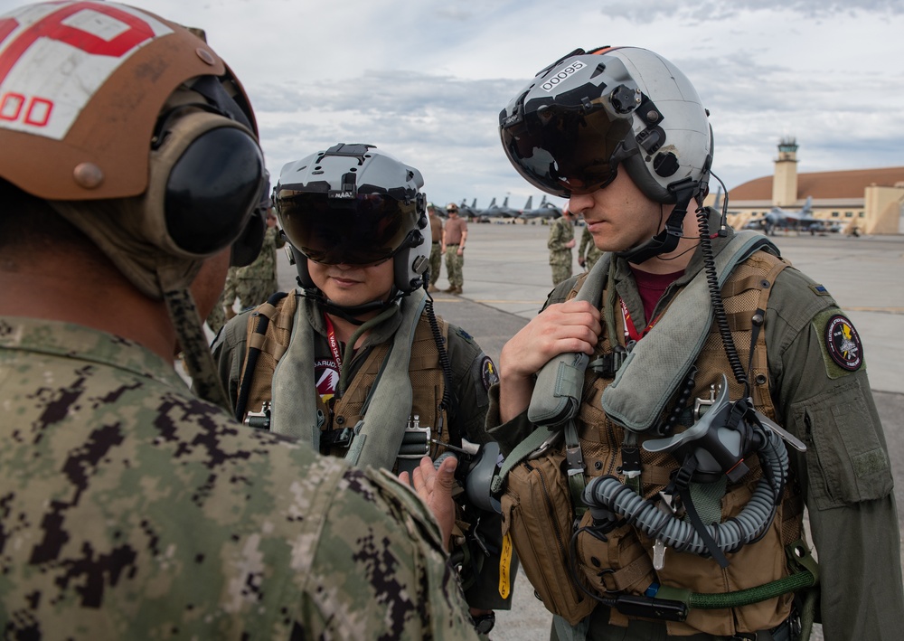 U.S. Air Force pilot takes highway to the danger zone during NE19