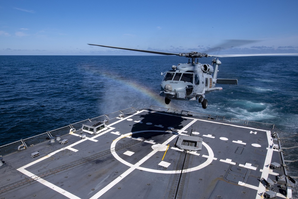 USS Kidd (DDG 100) Conducts Operations During Exercise Northern Edge 2019