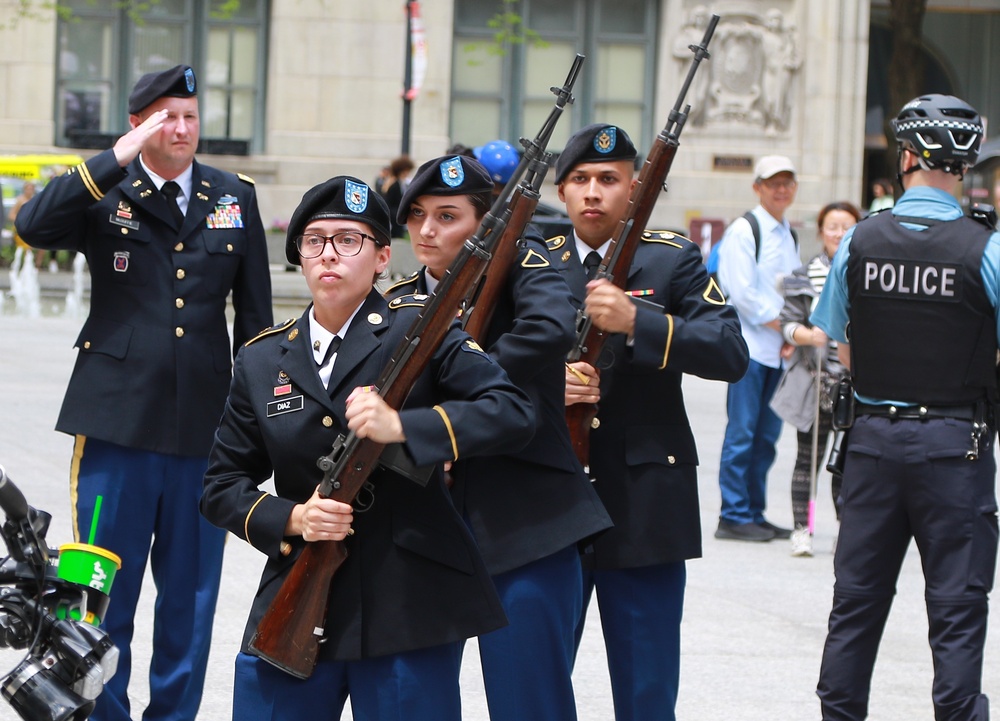 Illinois National Guard at Chicago Memorial Day