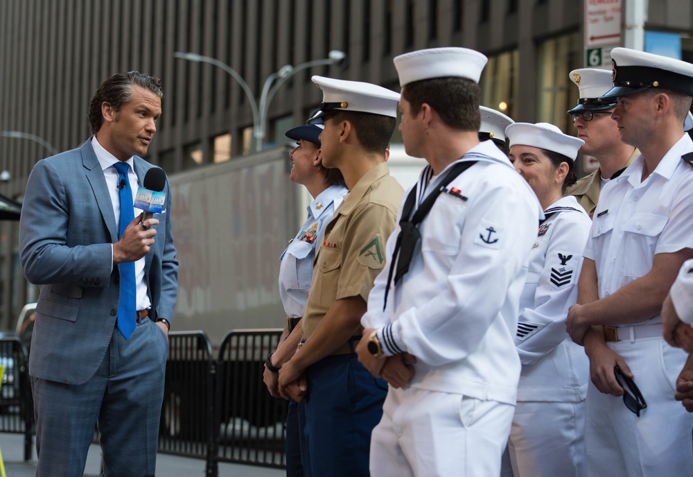 Fleet Week New York at Fox and Friends