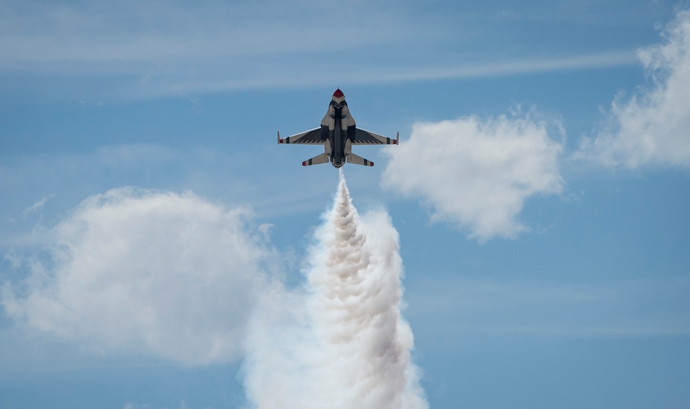 USAFADS fly over the Kirtland Air and Space Fiesta