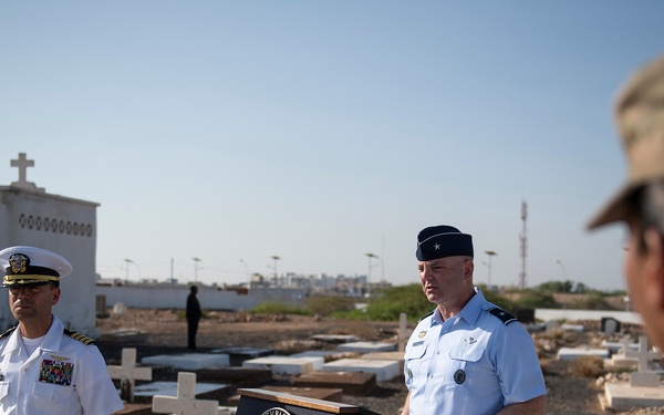 U.S. Embassy Djibouti, multinational military service members gather for Memorial Day