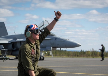 Arctic Challenge 19 – VMFA-251 flight line operations