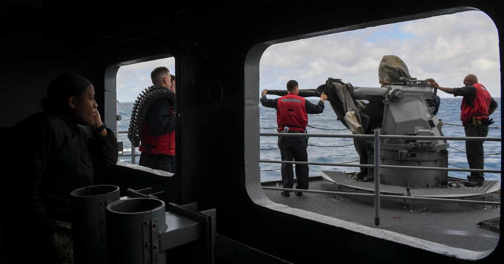 Nimitz Sailors Prepare For Live-Fire Exercise