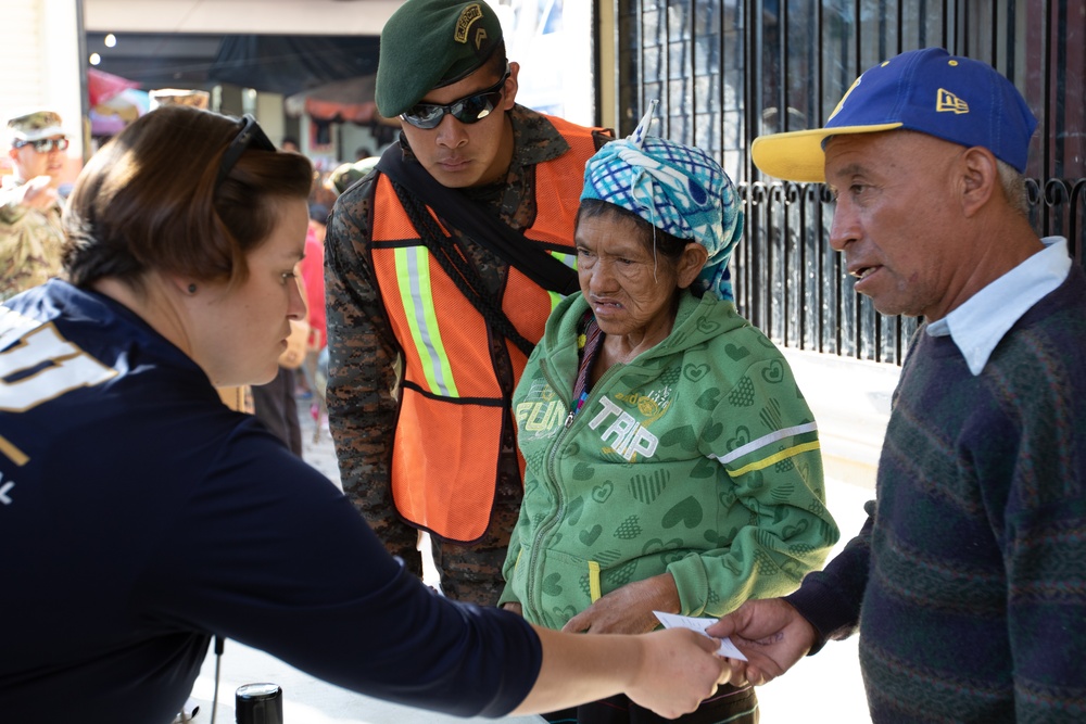 Task Force Rise, partners bring medical assistance to San Sebastián, Huehuetenango residents during exercise Beyond the Horizon 2019