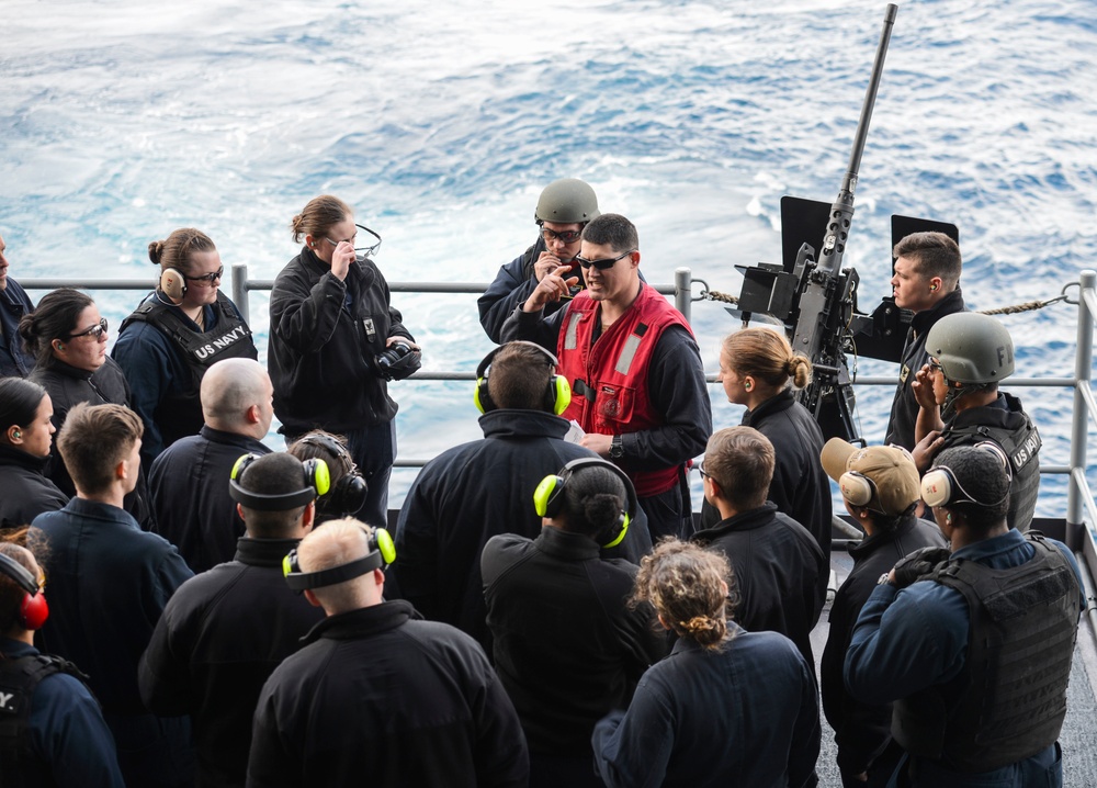 Nimitz Sailors Receive Safety Brief