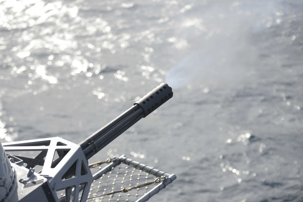 Nimitz Tests Phalanx CIWS