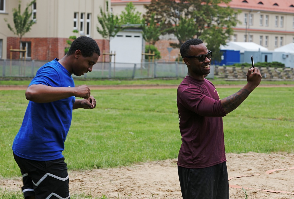 Soldiers build cohesiveness with team building activities