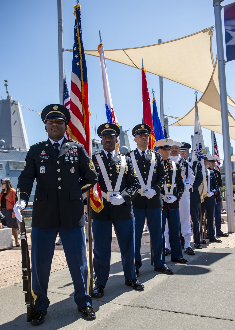 USS Intrepid Fleet Week Ceremony