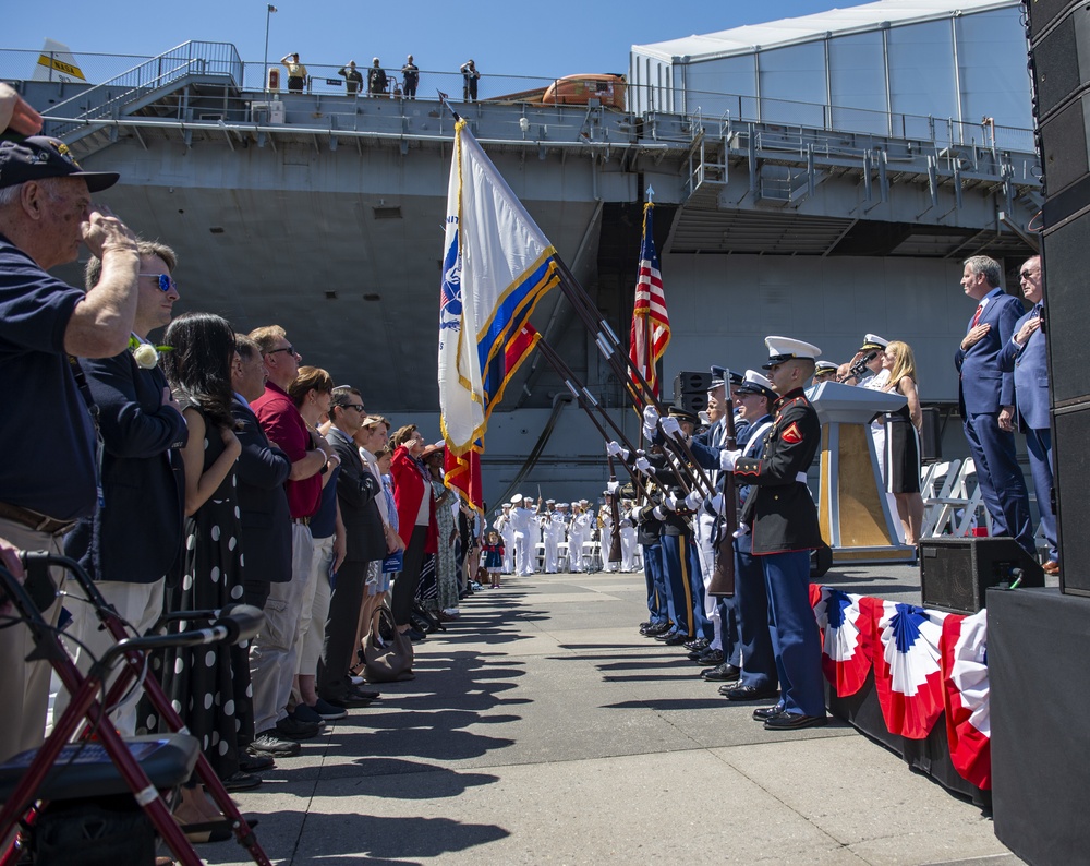 USS Intrepid Fleet Week Ceremony