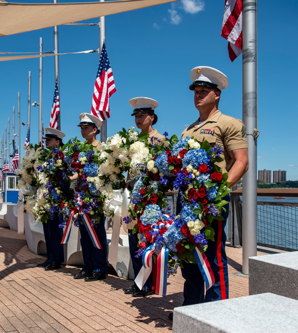 USS Intrepid Fleet Week Ceremony