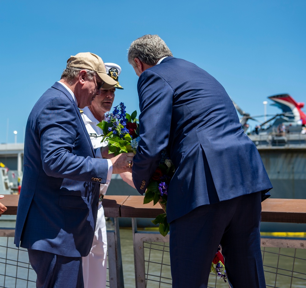 USS Intrepid Fleet Week Ceremony