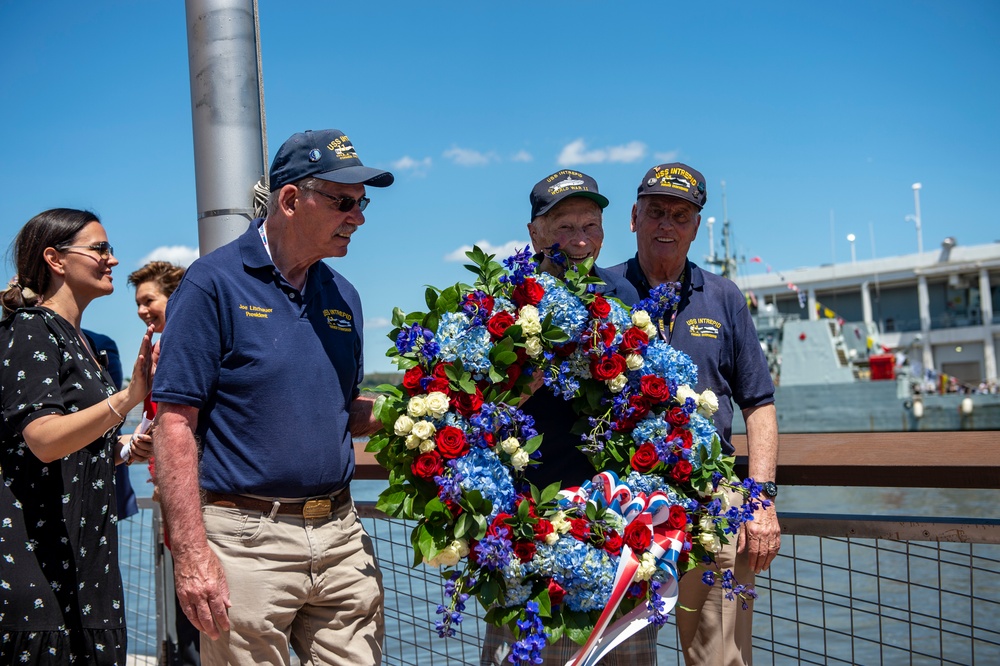 USS Intrepid Fleet Week Ceremony