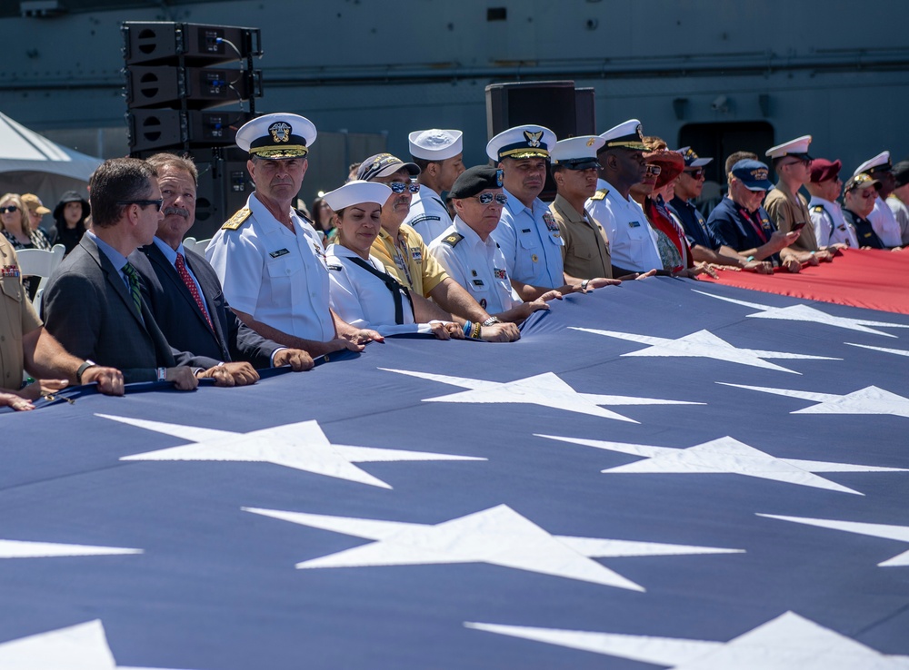 USS Intrepid Fleet Week Ceremony