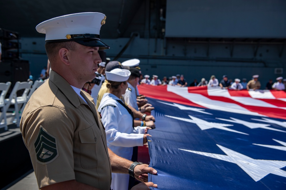 USS Intrepid Fleet Week Ceremony