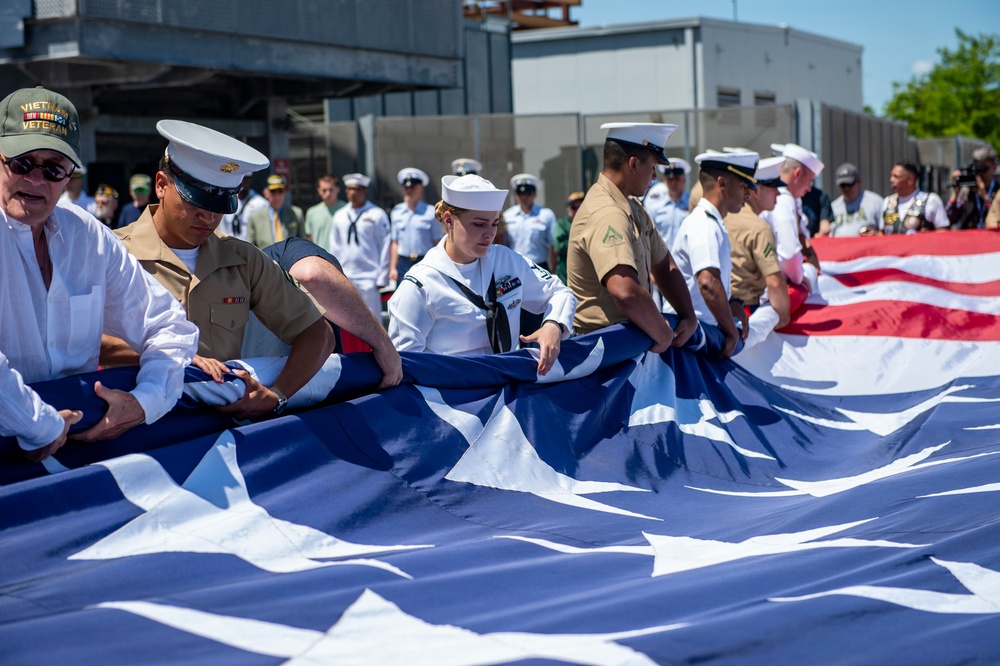 USS Intrepid Fleet Week Ceremony