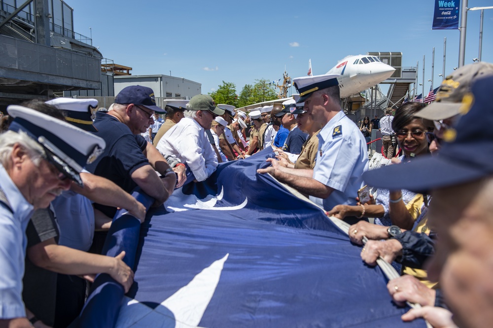 USS Intrepid Fleet Week Ceremony