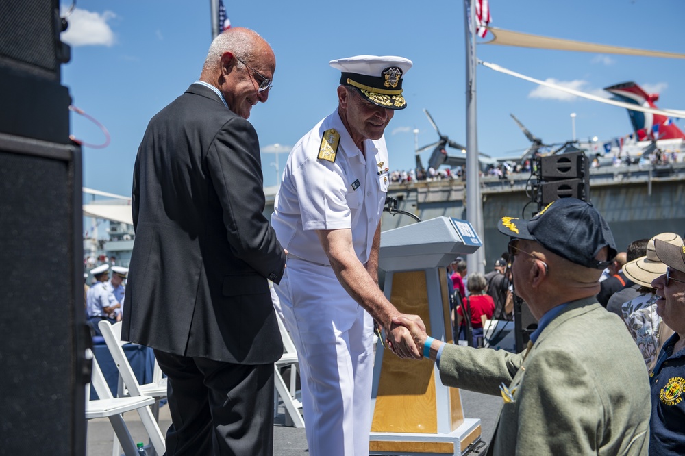 USS Intrepid Fleet Week Ceremony