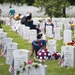 Family, Friends and Visitors Pay Respects in Section 60 on Memorial Day