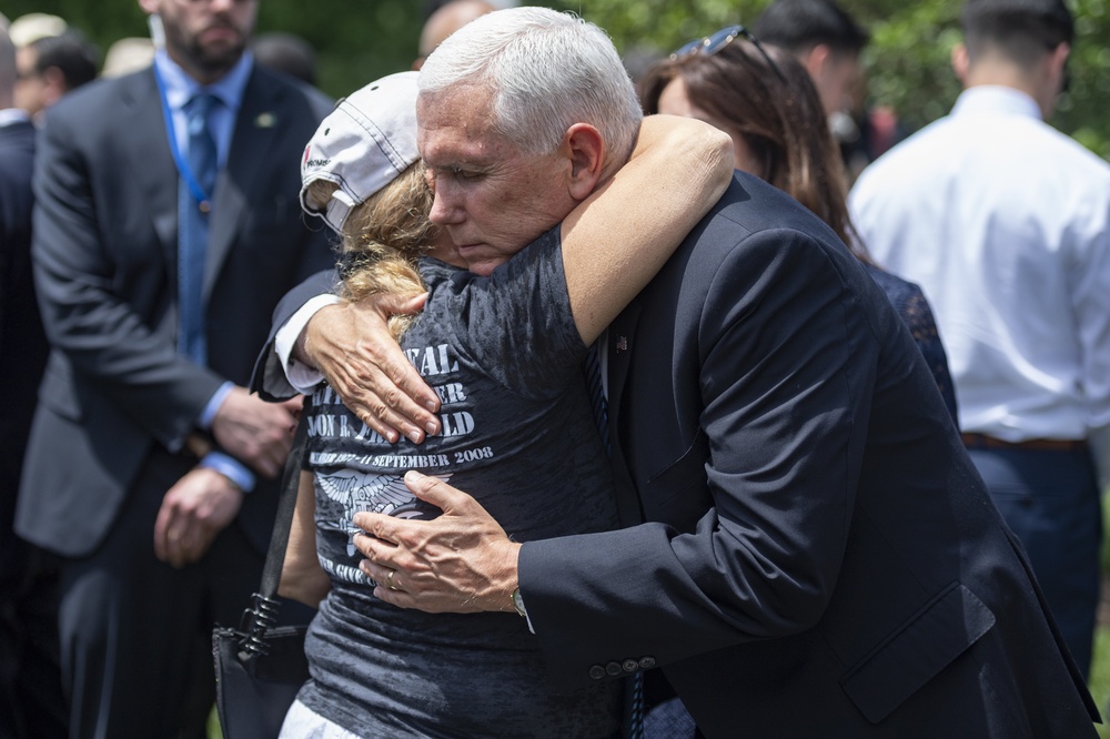 U.S. Vice President Mike Pence Visits Section 60 on Memorial Day