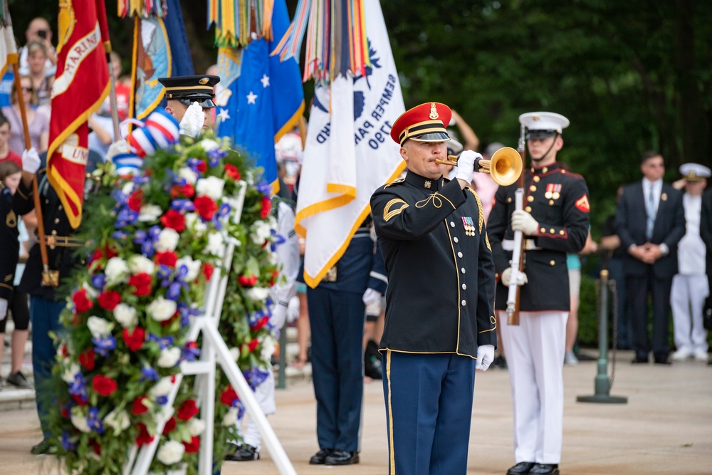 National Memorial Day Observance at Arlington National Cemetery