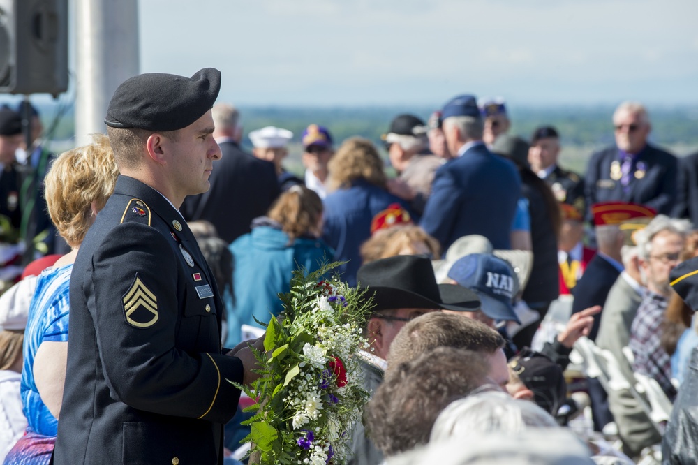 Service members and veterans are honored at Idaho State Veterans Cemetary Memorial Day Ceremony