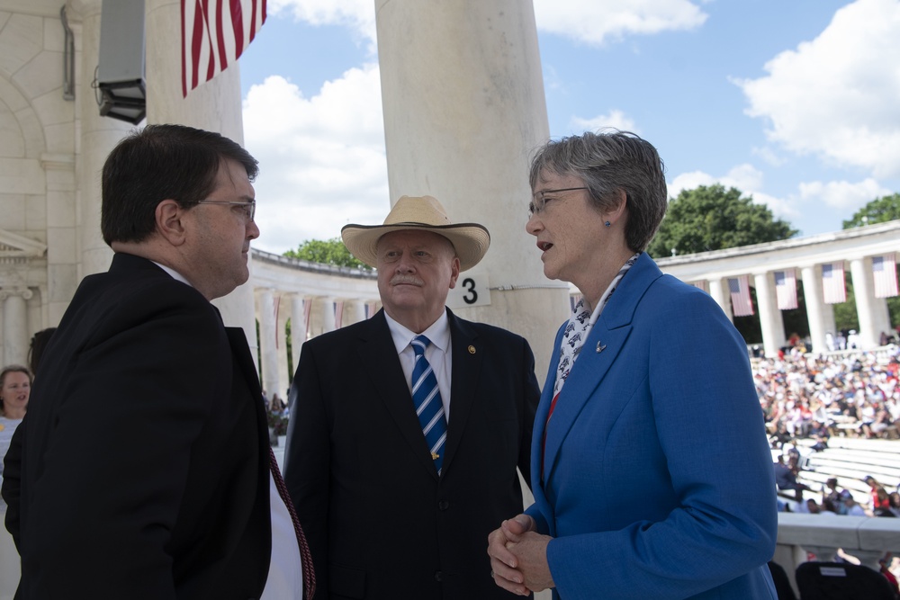 Nation Honors Fallen Service Members at Arlington Memorial Day Service