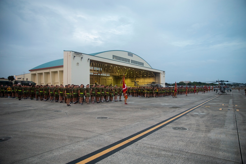 1st MAW Flight line Run