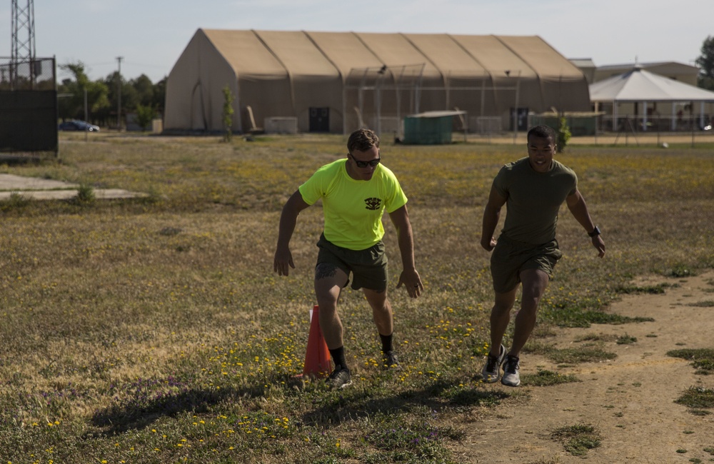 SPMAGTF-CR-AF 19.2 Competes in Moron Air Base field meet