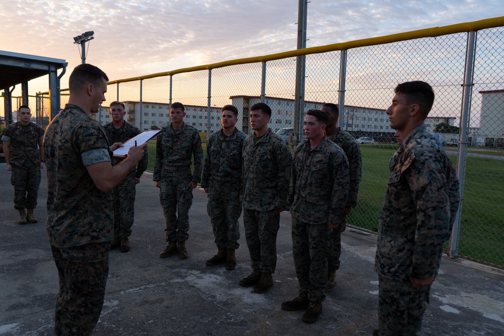 1st Battalion, 3rd Marines conduct warrior challenge in honor of fallen Marines