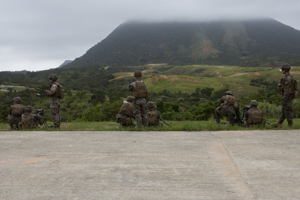 Weapons Company Marines build machine gun proficiency