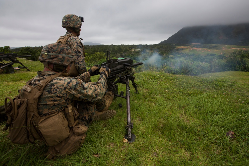 Weapons Company Marines build machine gun proficiency