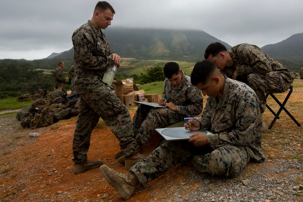 Weapons Company Marines build machine gun proficiency