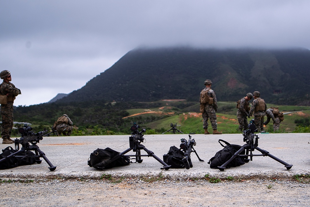 Weapons Company Marines build machine gun proficiency