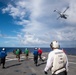 USS Harpers Ferry Conducts Vertical Replenisment