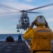 USS Harpers Ferry Conducts Vertical Replenisment