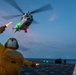 USS Harpers Ferry Conducts Vertical Replenisment