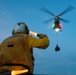 USS Harpers Ferry Conducts Vertical Replenisment