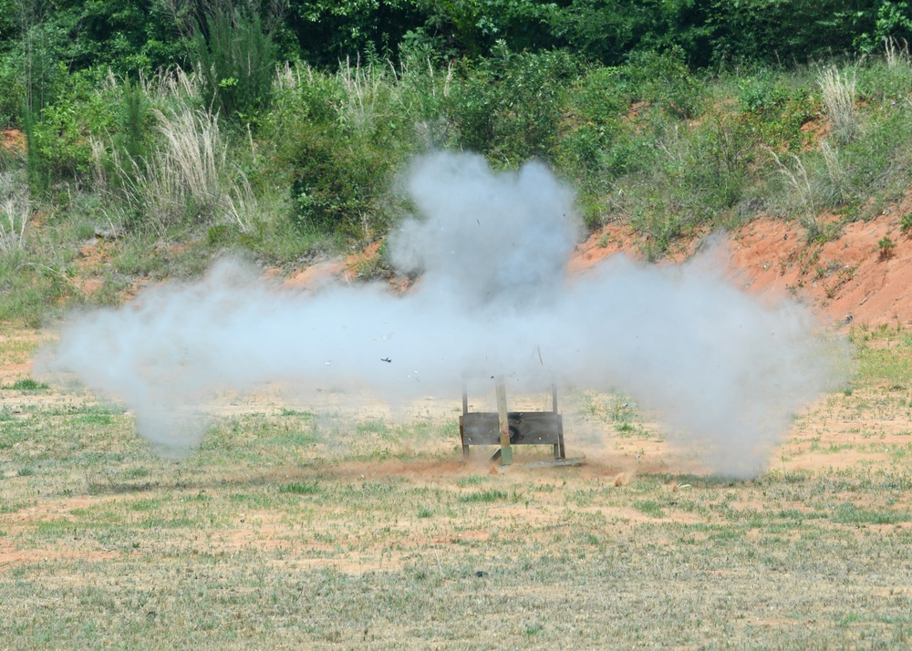 Explosive Ordnance Disposal team performs detonation during Exercise Global Dragon 2019