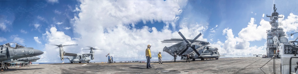 USS Boxer Flight Operations