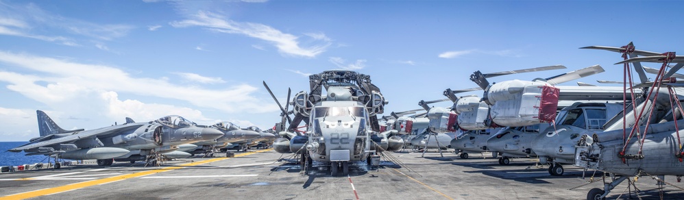 USS Boxer Vertical Replenishment-At-Sea