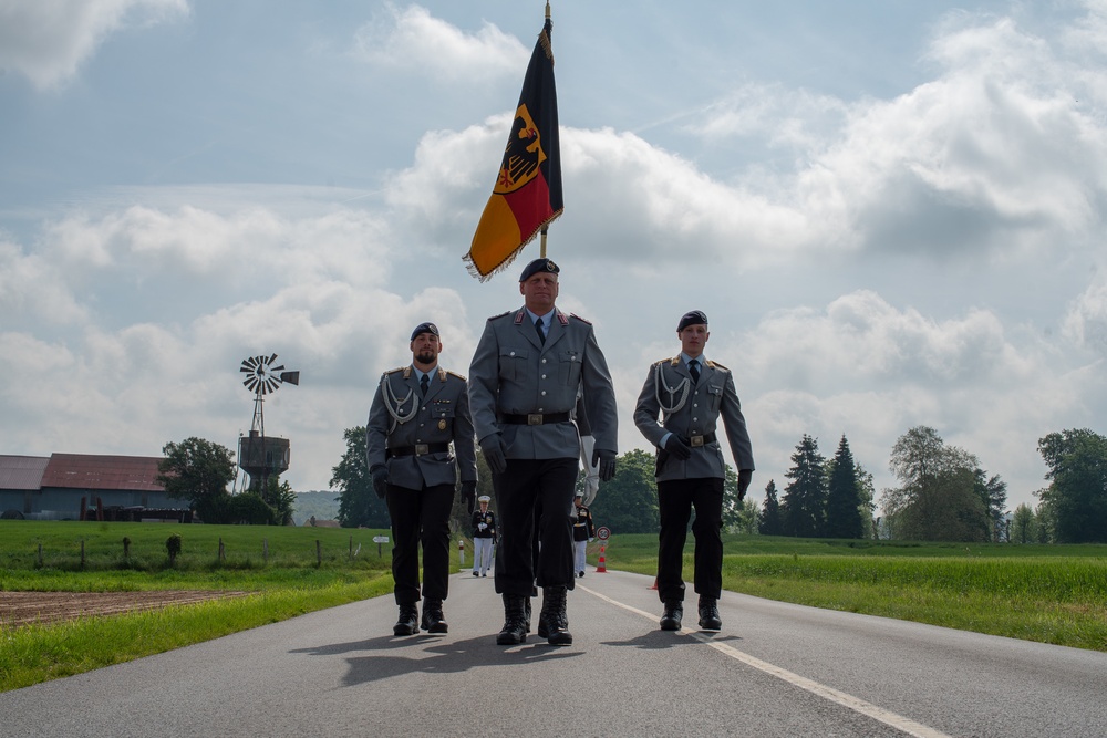 German wreath-laying Ceremony