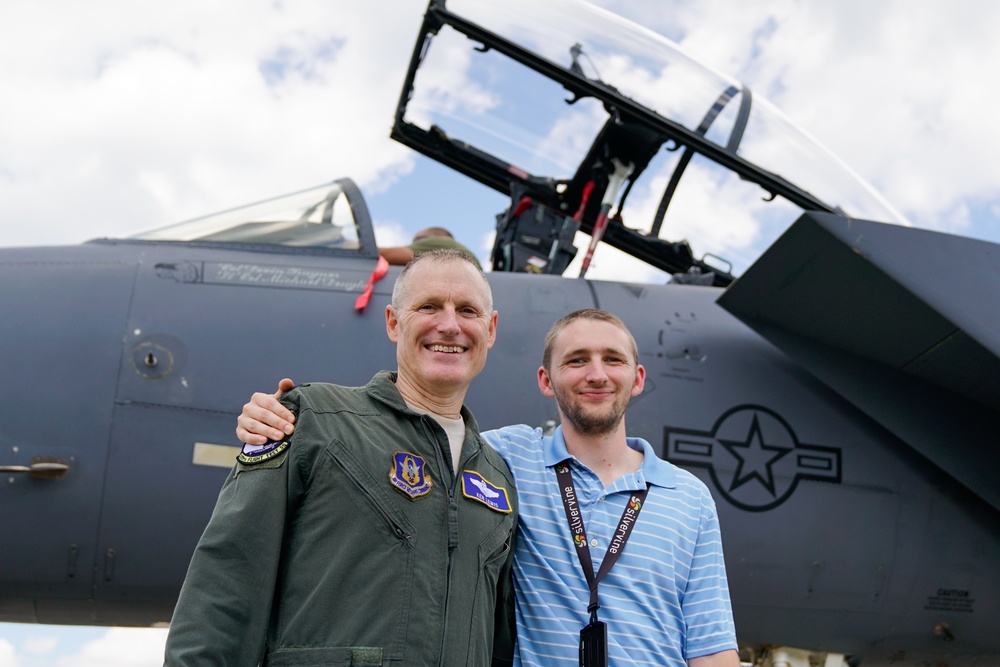 General takes final flight after 34 years of service