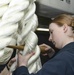 Nimitz Sailor Splices Mooring Line