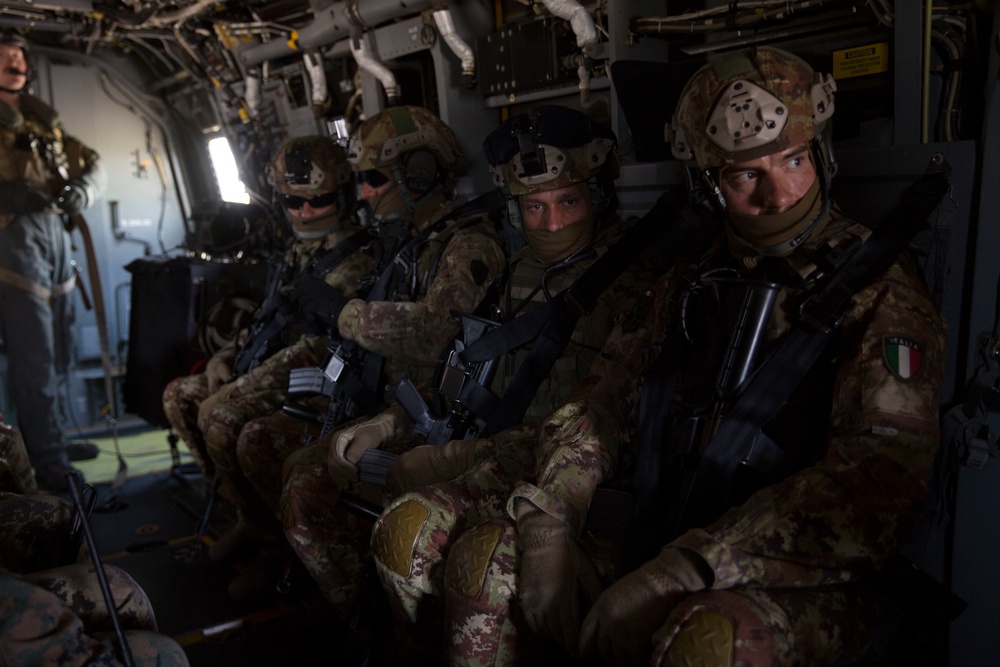 SPMAGTF-CR-AF 19.2 and Italian military conduct Raid Rehearsal