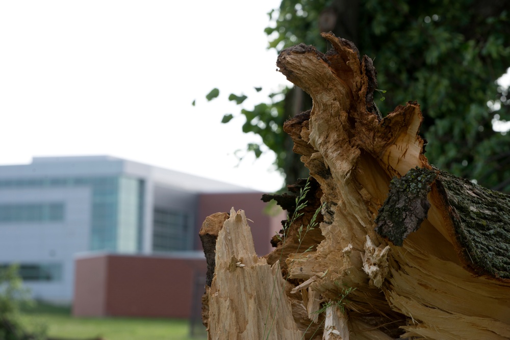 Tornado Causes Damage at Wright-Patterson AFB