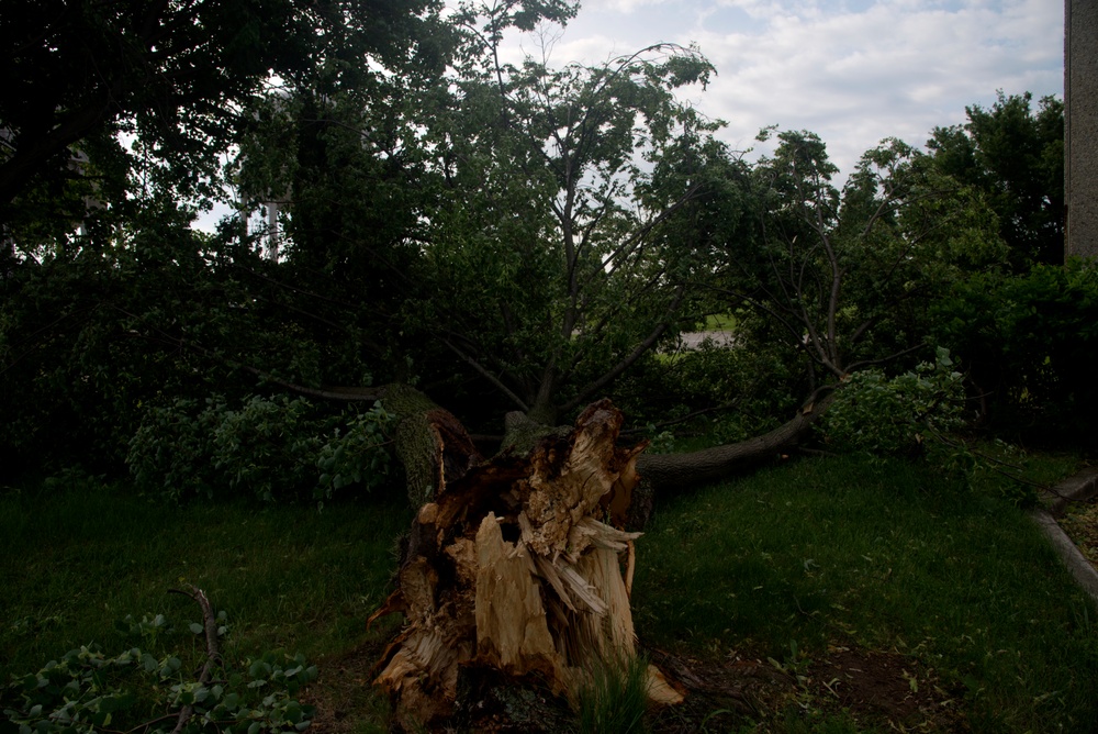 Tornado Causes Damage at Wright-Patterson AFB